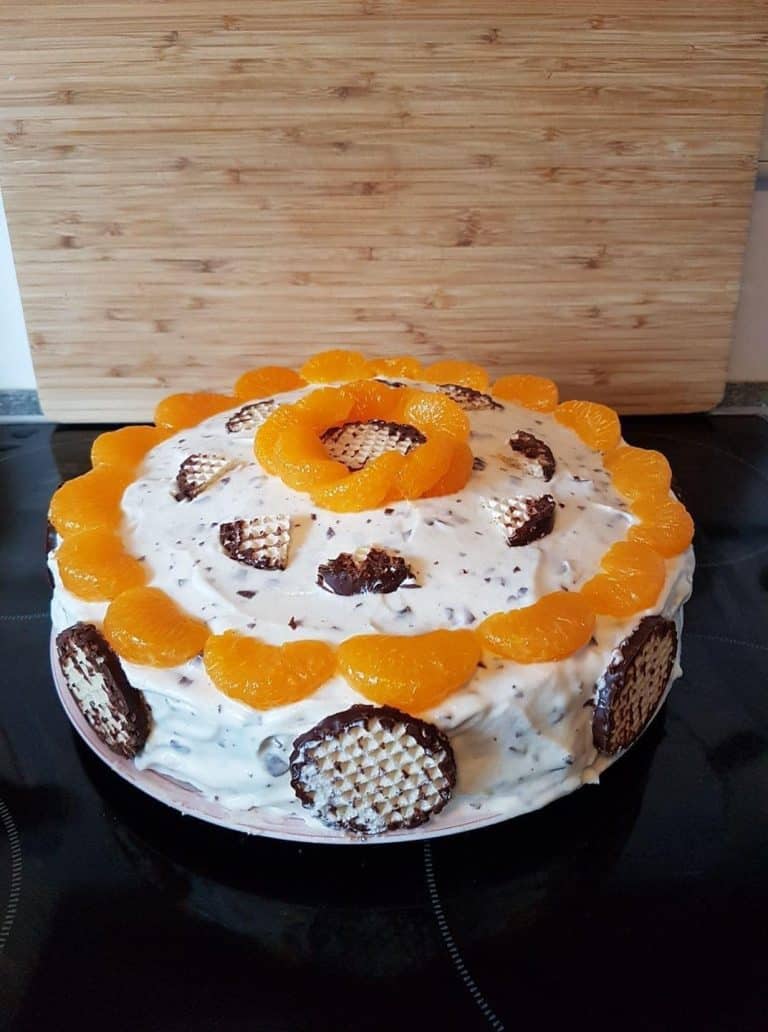 Schokokuss- Mandarinen Torte