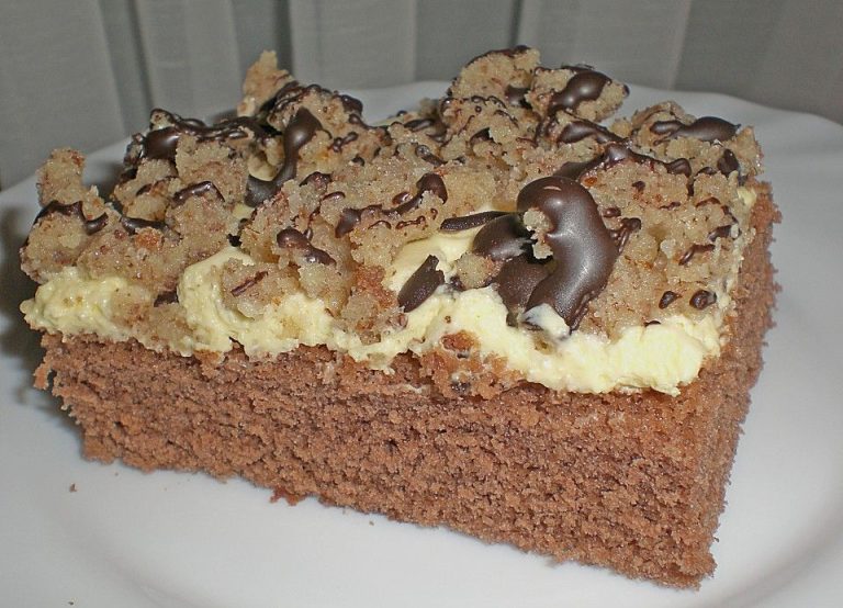 Friss Dich Dumm Kuchen Mit Vanillepudding Rezept