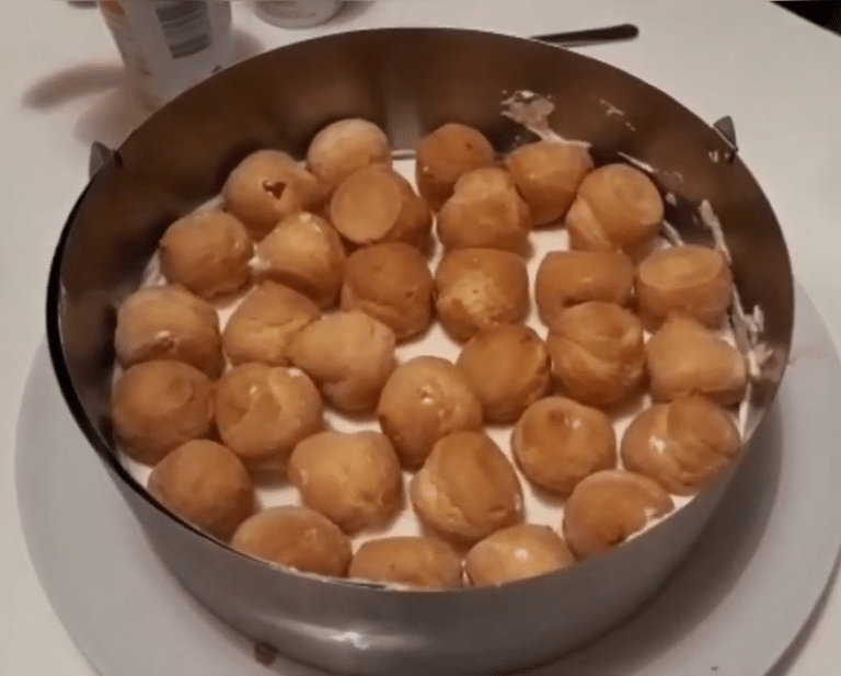 Windbeuteltort ohne backen, nur 15 Minuten aufwand!