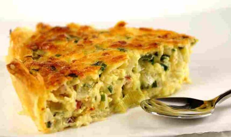 Hack Lauch Torte mit Gorgonzola