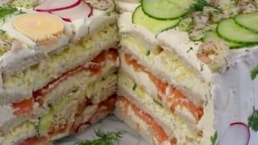 Sandwichtorte, ideal für Frühstück!