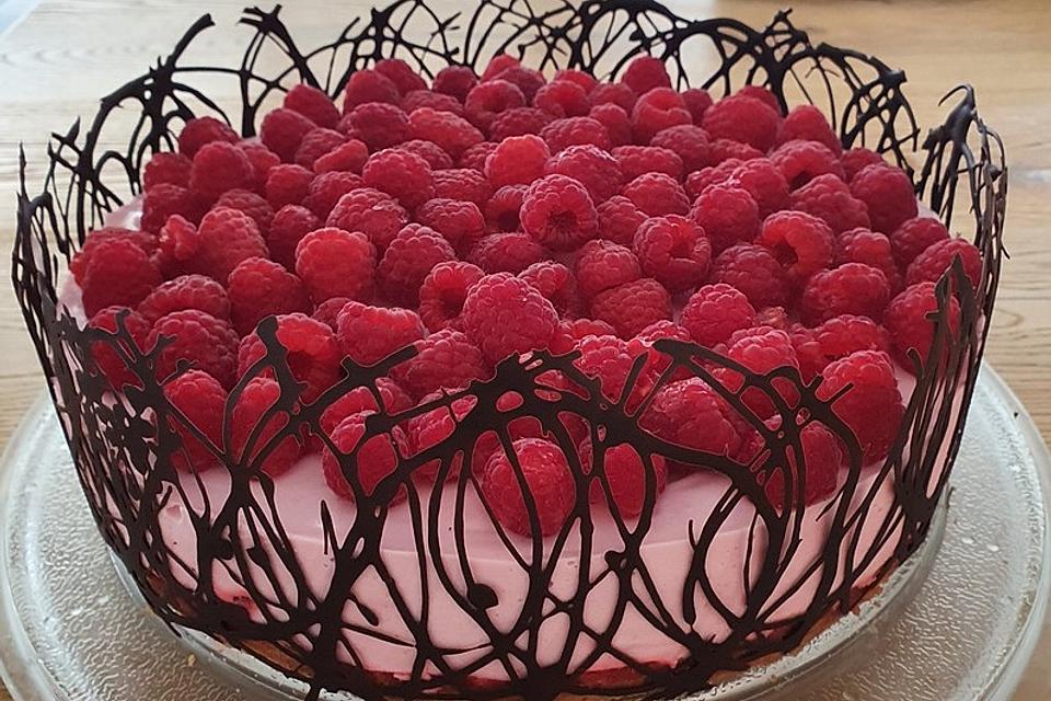 super schnelle himbeertorte