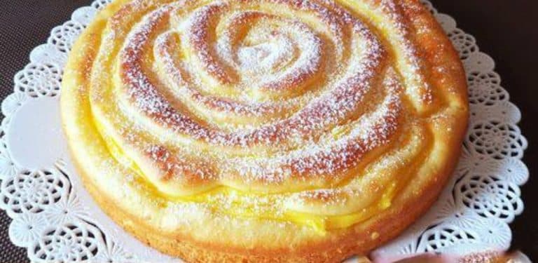 Apfelkuchen mit Pudding, es schmilzt einfach in deinem Mund