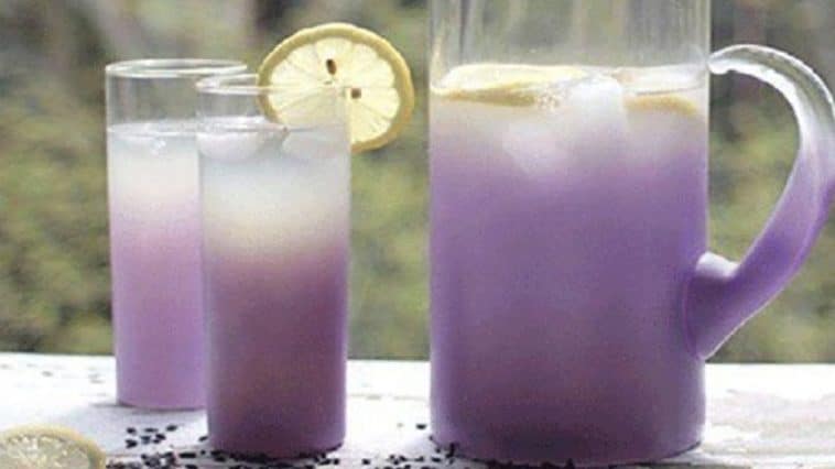 Wie man Lavendel Limonade gegen Kopfschmerzen und Angstzustände herstellt