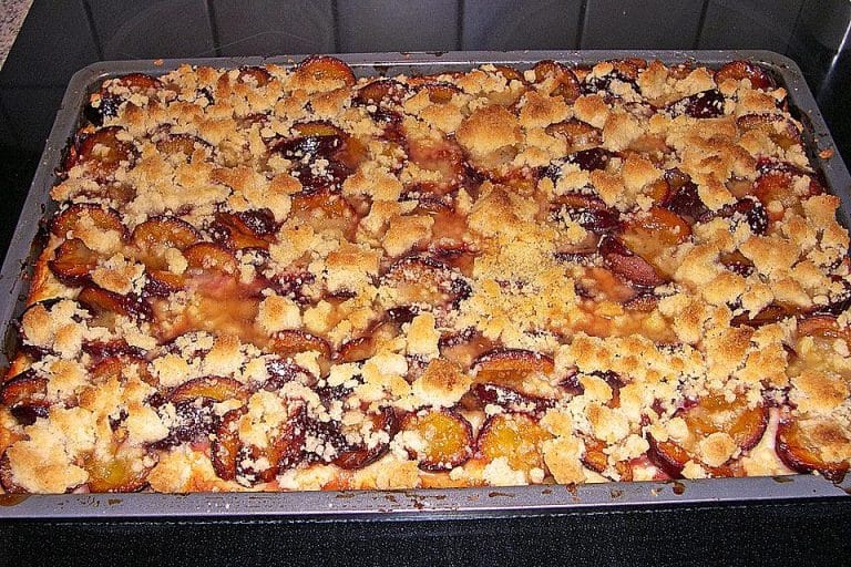 schneller pflaumenkuchen vom blech