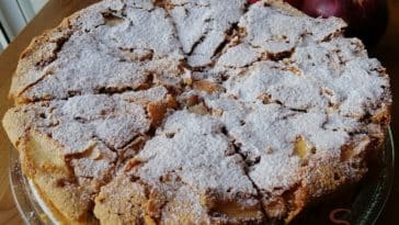 Dieser leckere Apfelkuchen aus nur 4 Zutaten bringt das Haus zum Duften