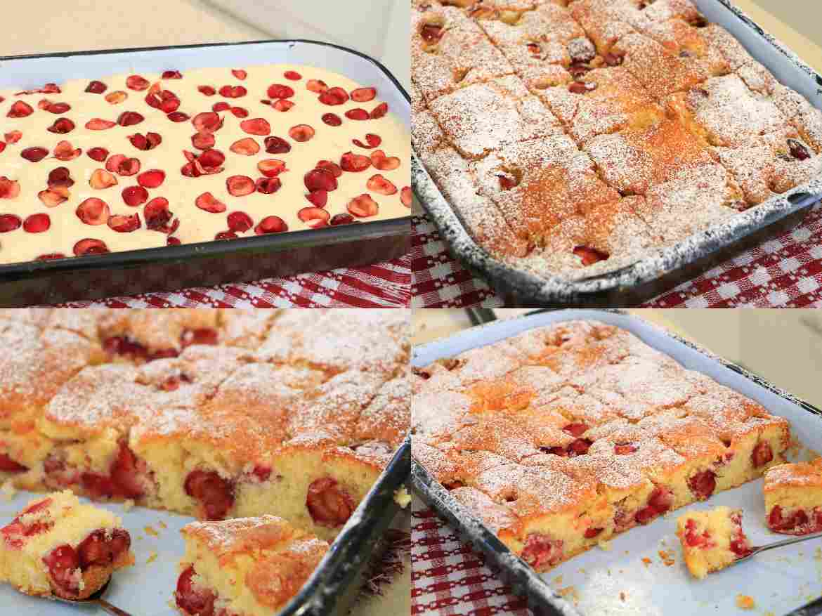 Großmutters Kirschkuchen der im Mund schmilzt!