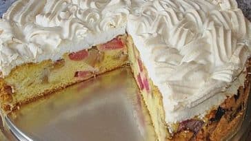 Rhabarber – Baiser – Kuchen