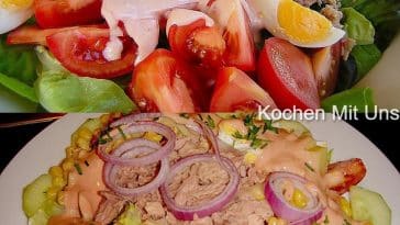 Chefsalat mit Hausdressing, ein toller Salat