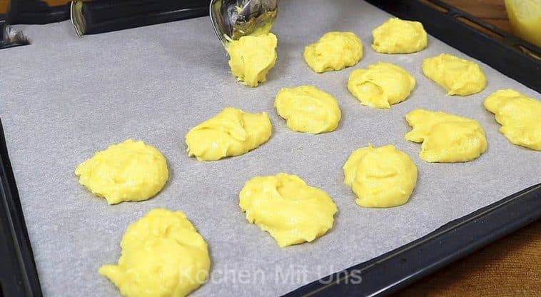 5 Minuten Zitronenplätzchen die im Mund zergehen