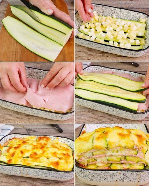 Weiße Zucchini-Parmigiana: das schnelle und einfache Rezept mit roher Zucchini