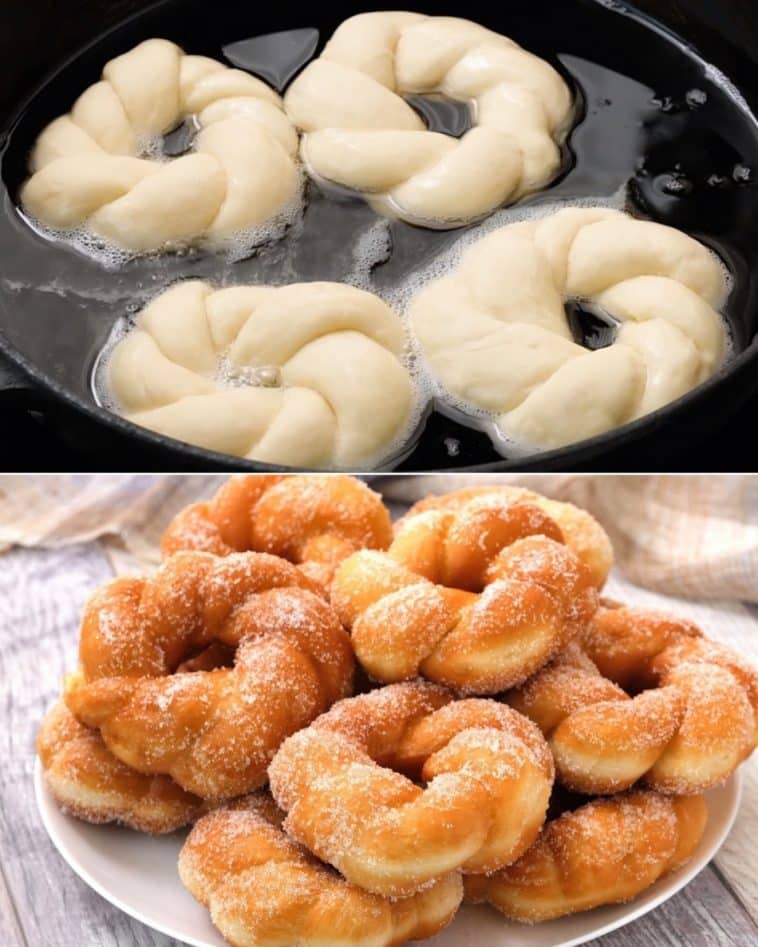 Beste hausgemachte frittierte Donuts: das einfache und köstliche hausgemachte Donut-Rezept