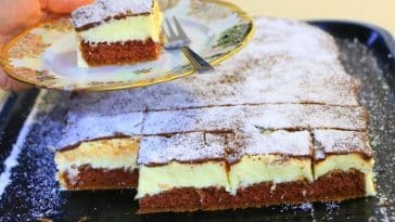 Schokokuchen mit Eierlikörcreme, unglaublich einfach