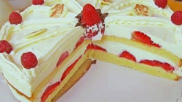 Erdbeertorte mit Quarkcreme