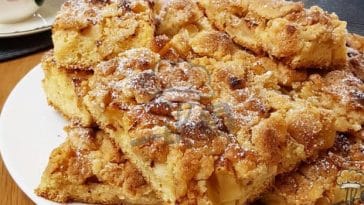 leckeren Apfel Streusel Kuchen