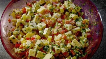 Paprika Gouda Salat