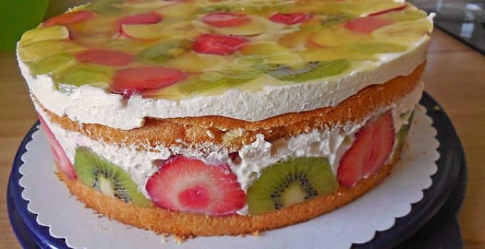 Obst Quark Torte