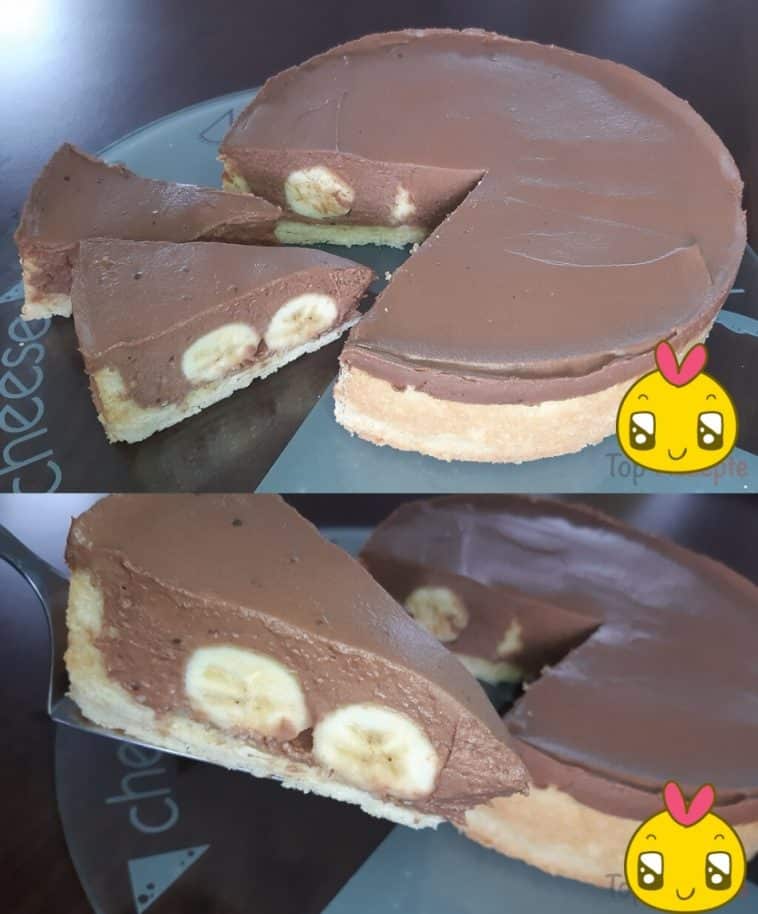 Bananenkuchen mit Schokoladenmousse