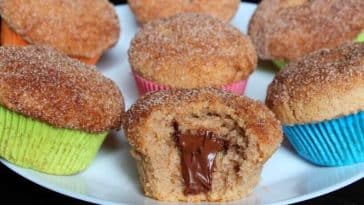 Nutella Zimt Muffins, schnell und Ratz fatz weggefuttert