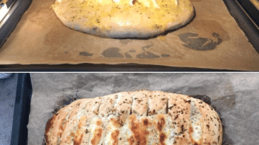 Knoblauch Mozzarella Brot zum Grillen