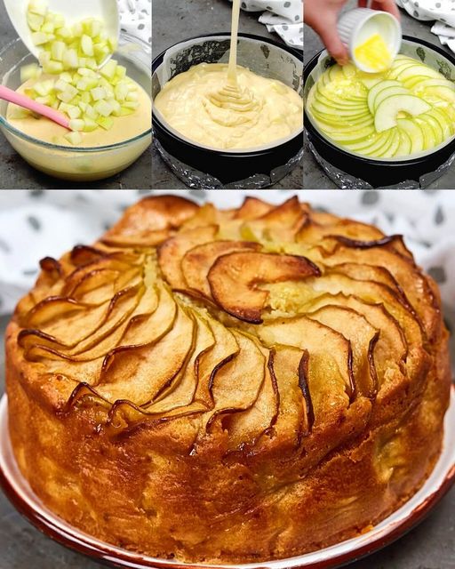 Fluffiger Apfelkuchen (ein_Geheimnis), um ihn super saftig und lecker zu backen