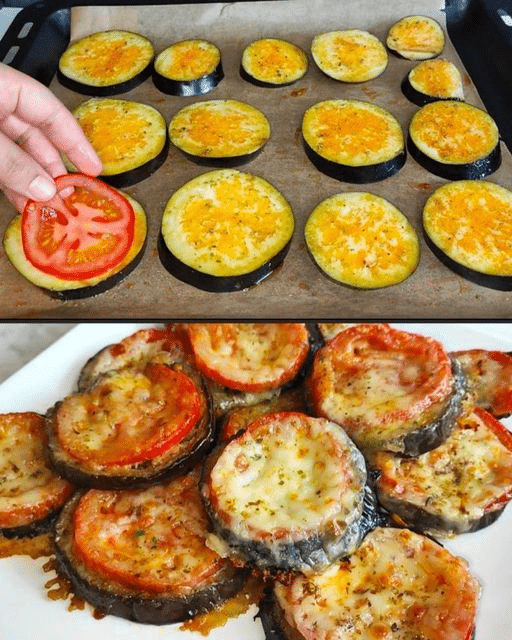 Auberginentörtchen mit Tomaten und Käse: So bereiten Sie diese erstaunliche Vorspeise zu