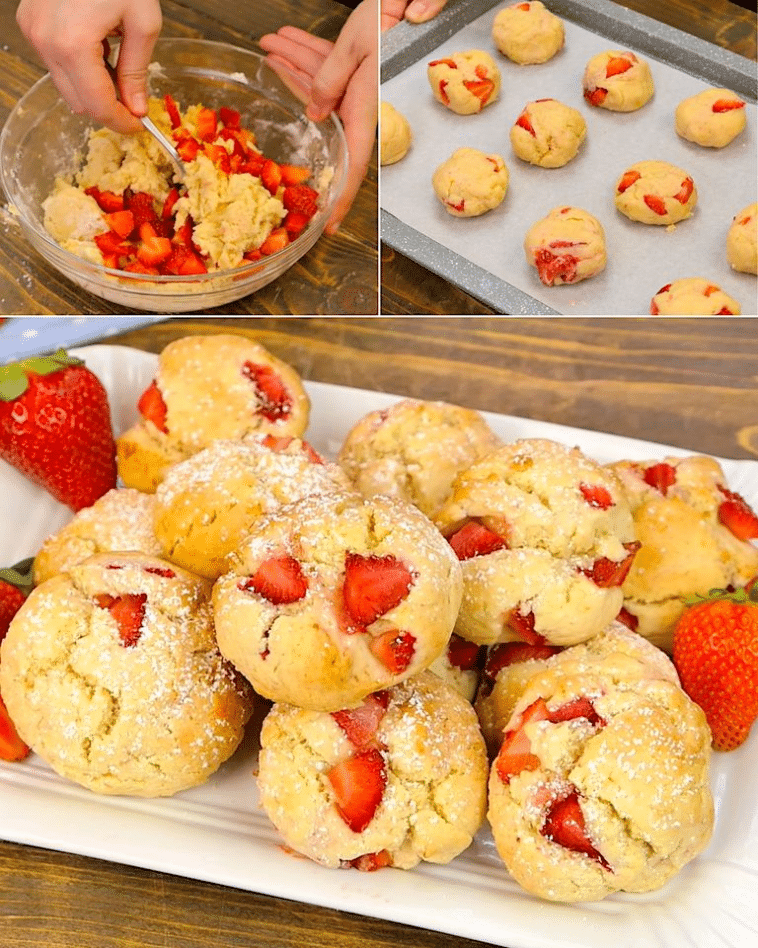 Easy Strawberry Cookies: fertig in 15 Minuten