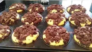 Zupfkuchen Muffins mit Paradiescreme