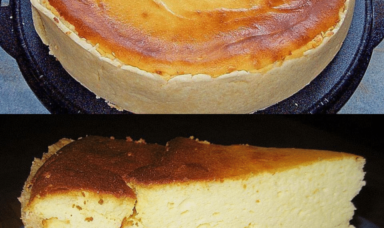 Ultracremiger Käsekuchen, schmilzt auf der Zunge