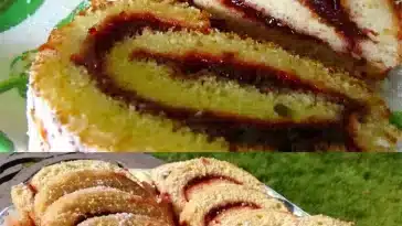 Super schnelle Himbeerroulade, Nur 10 Minuten backen!