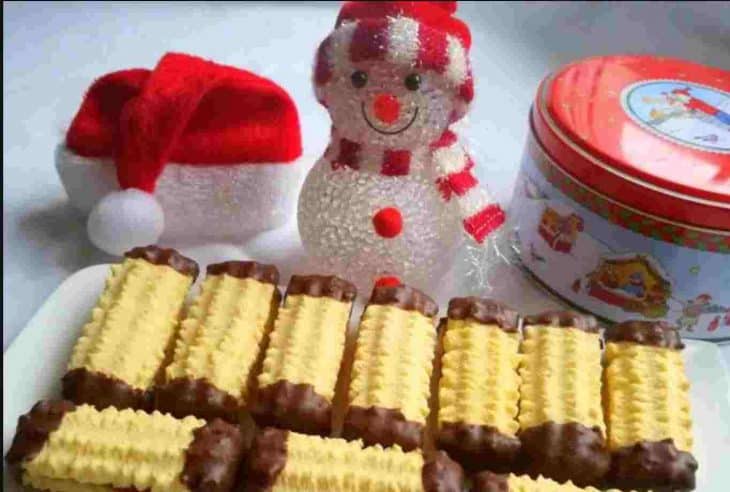 Pudding-Spritzgebäck für den Weihnachtstisch