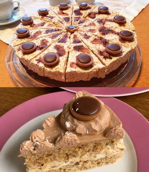 Mmmhhh... Die Torte ist wirklich lecker! Meine Mam ist Toffifee-Suechtig, da konnte ich gar nicht anders, als sie ihr zum Geburtstag zu machen!