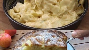 Du wirst nie einen anderen backen! – Apfelkuchen mit Vanillepudding