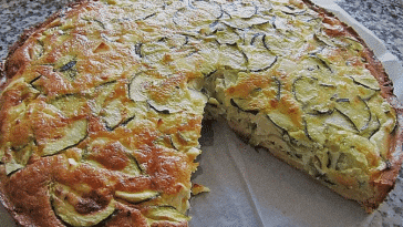 Schafskäse Zucchini Quiche