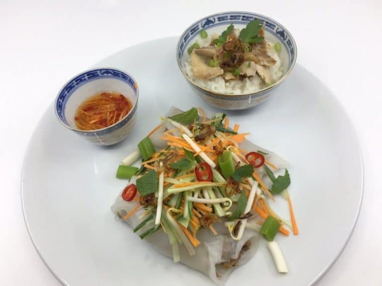 Banh Cuon Nuoc Mam | Vietnamesische Reisrollen mit Dip aus Kitchen Impossible