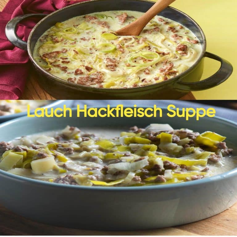 Lauch Hackfleisch Suppe