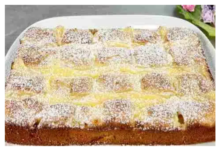 Schmilzt In Deinem Mund, Apfelkuchen Mit Vanillepuddig