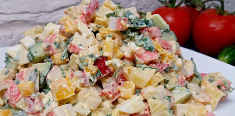 Paprika Gouda Salat In 3 Minuten Gezaubert
