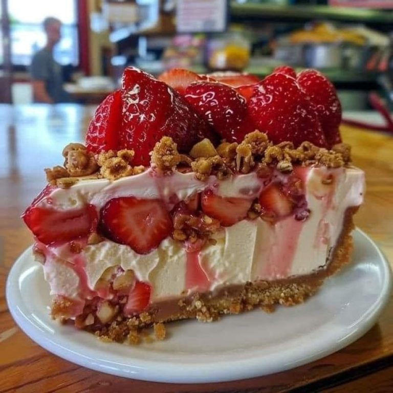 Ein Sommertraum ohne Backen: Erdbeer-Knusper-Käsekuchen