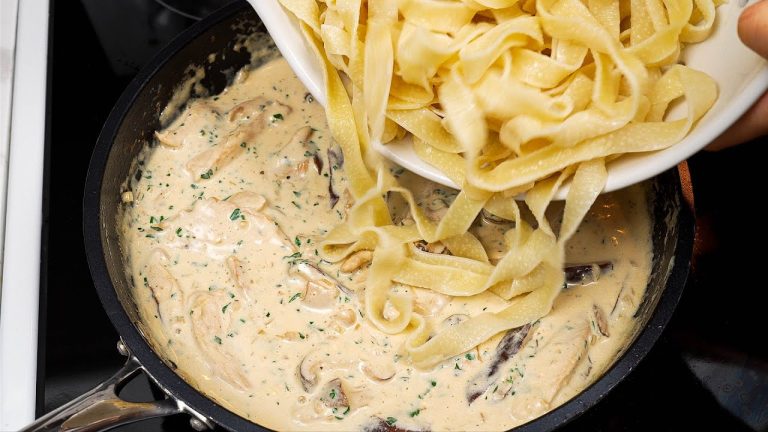 leckeres Rezept für ein Nudelgericht mit Hühnchen