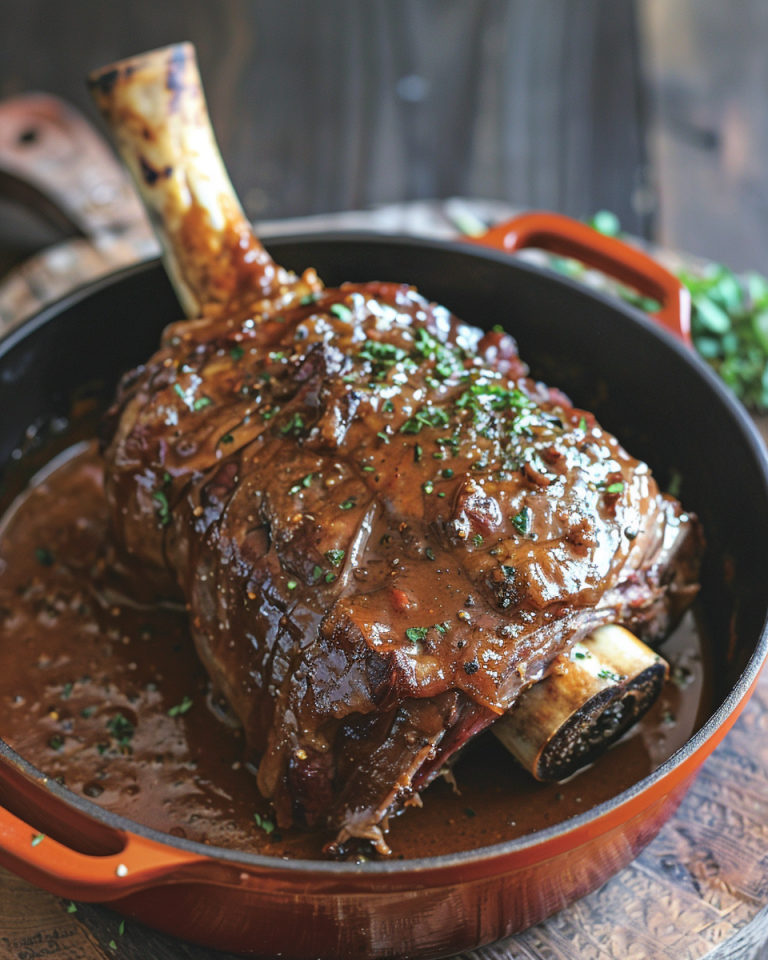 Kasselerbraten im Römertopf, die Soße ist der Wahnsinn!