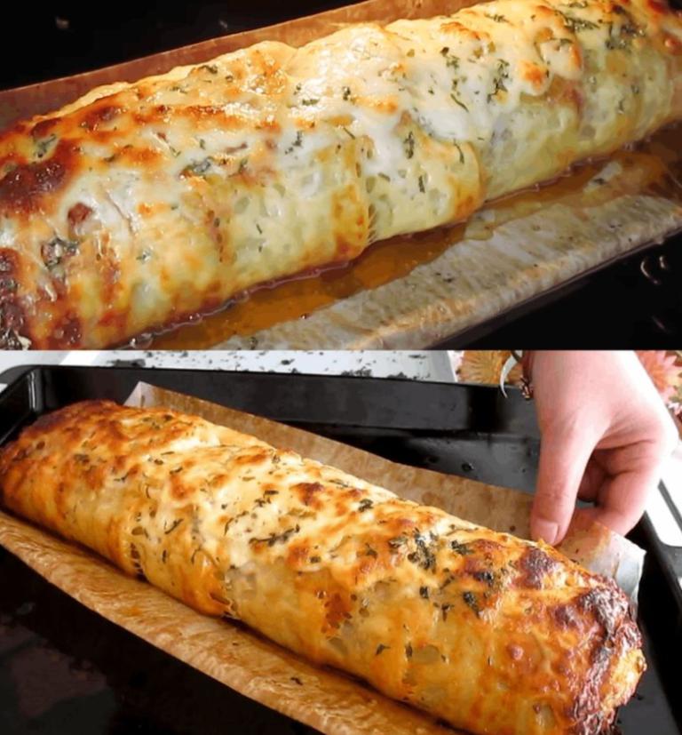 Hackfleisch Käse Rolle