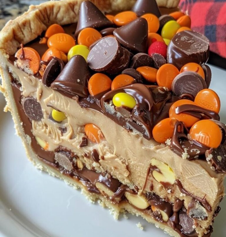 Riesiger Reese’s Peanut Butter Cup Pie