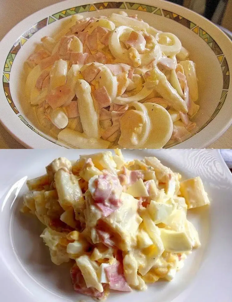 Spargelsalat mit Schinken und Ei sowas von lecker