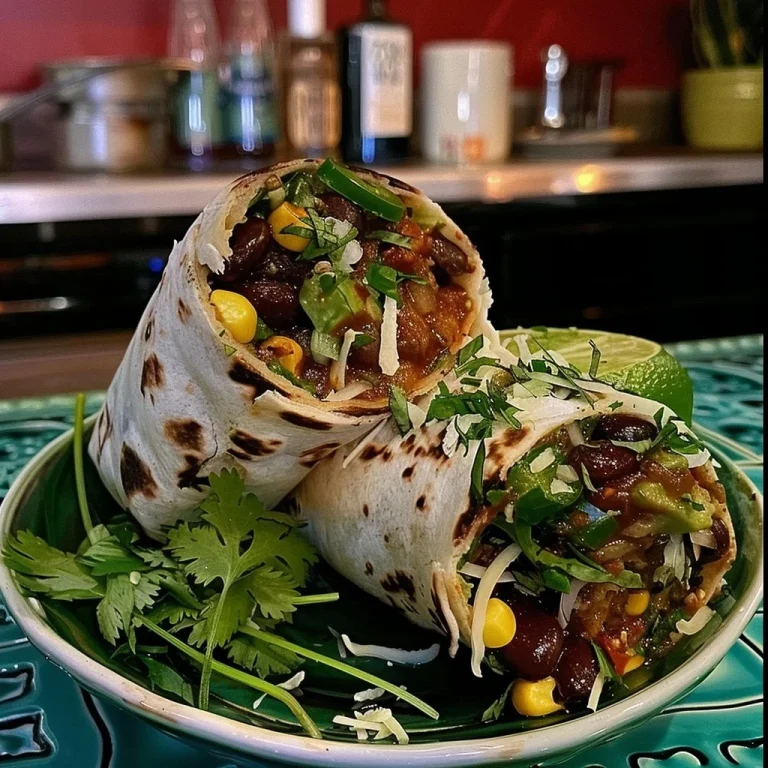 Veganer Bohnen-Burrito