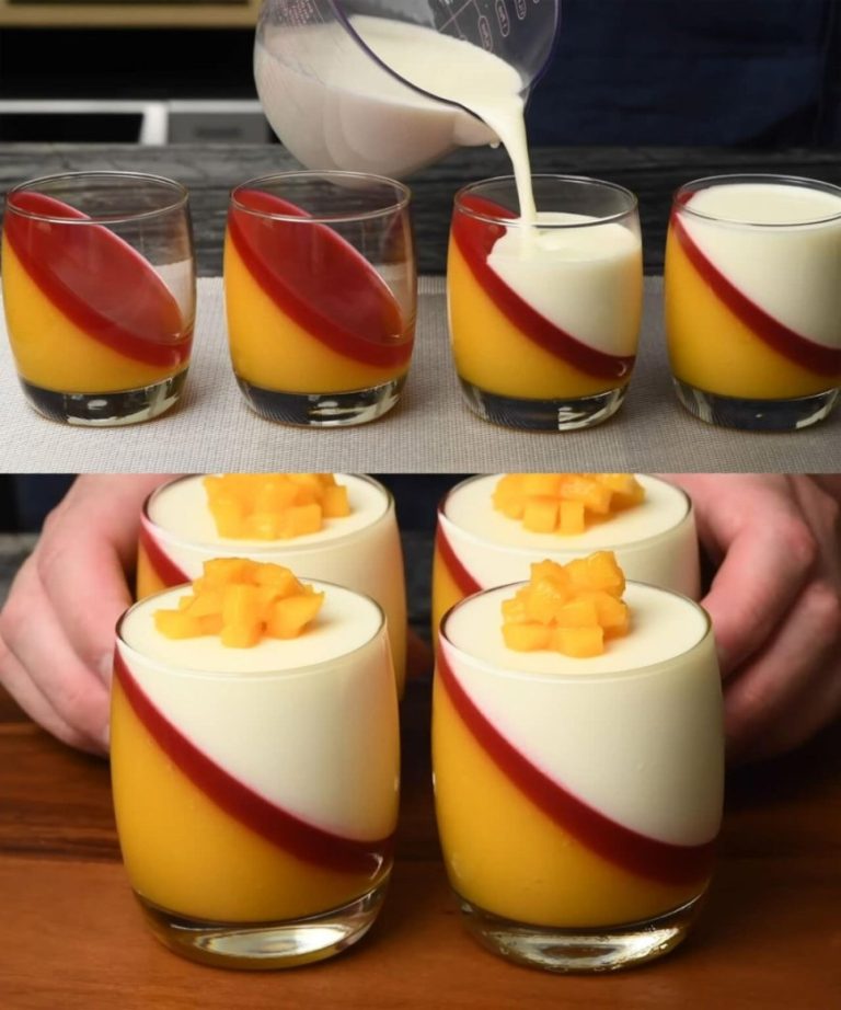 Mango Panna Cotta: Frisches und leichtes Dessert