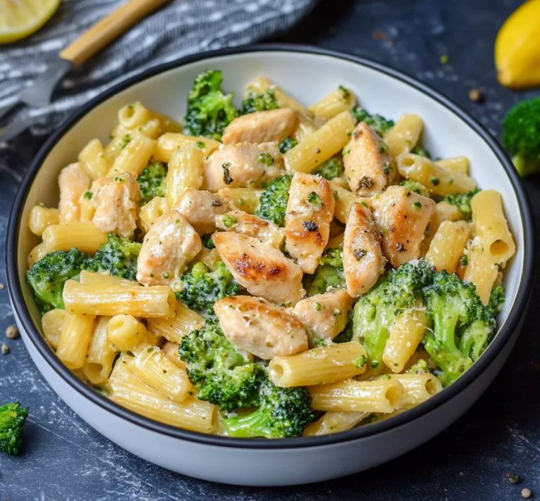 Cremige Hähnchen-Brokkoli-Pasta: Ein herzhaftes Wohlfühlgericht