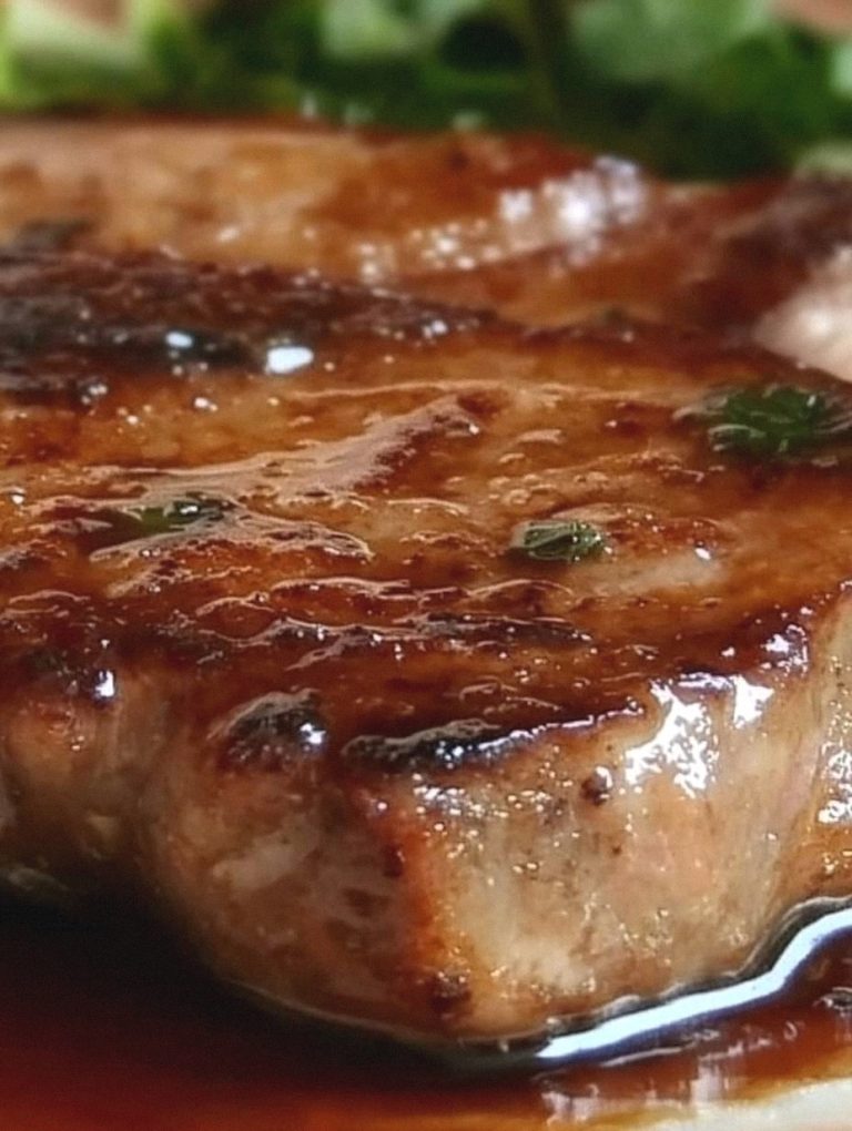 Herzhafte Schweinekoteletts mit braunem Zucker-Glasur: Ihr ultimatives Dinner-Highlight!