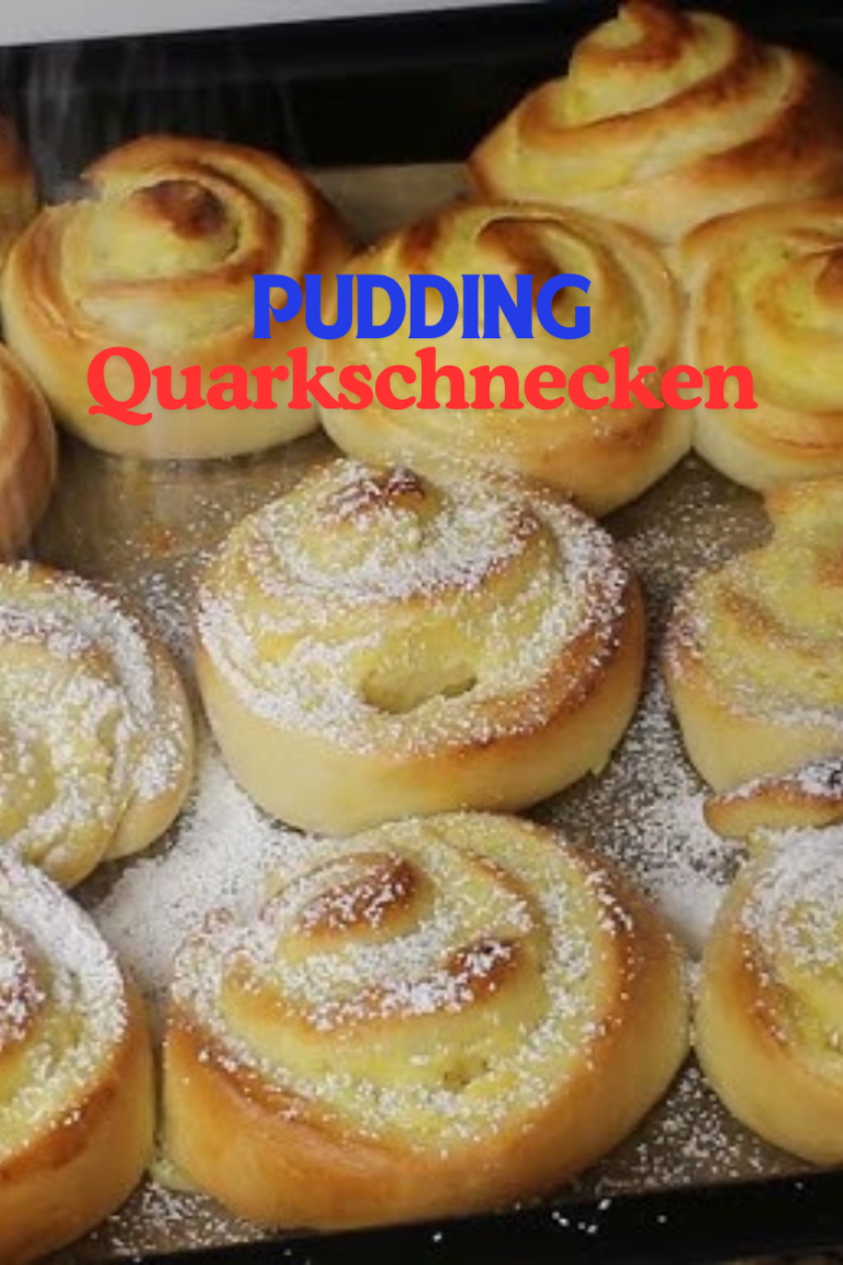 Pudding-Quark-Schnecken Rezept