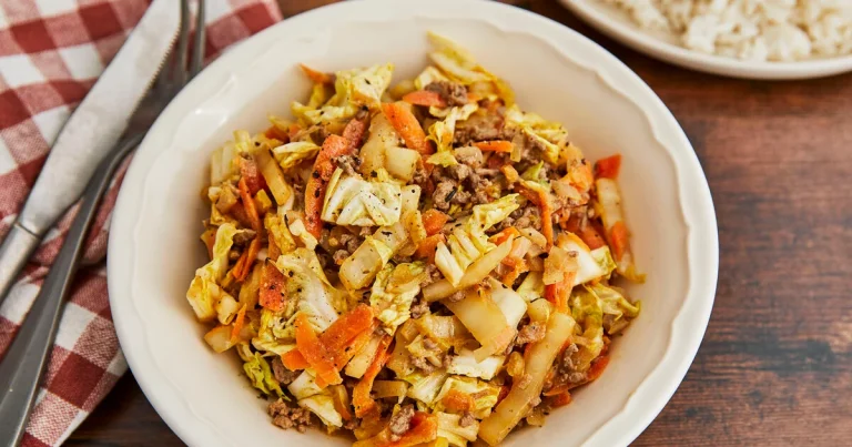 Chinakohl mit Hackfleisch – Schnell, Deftig und Köstlich